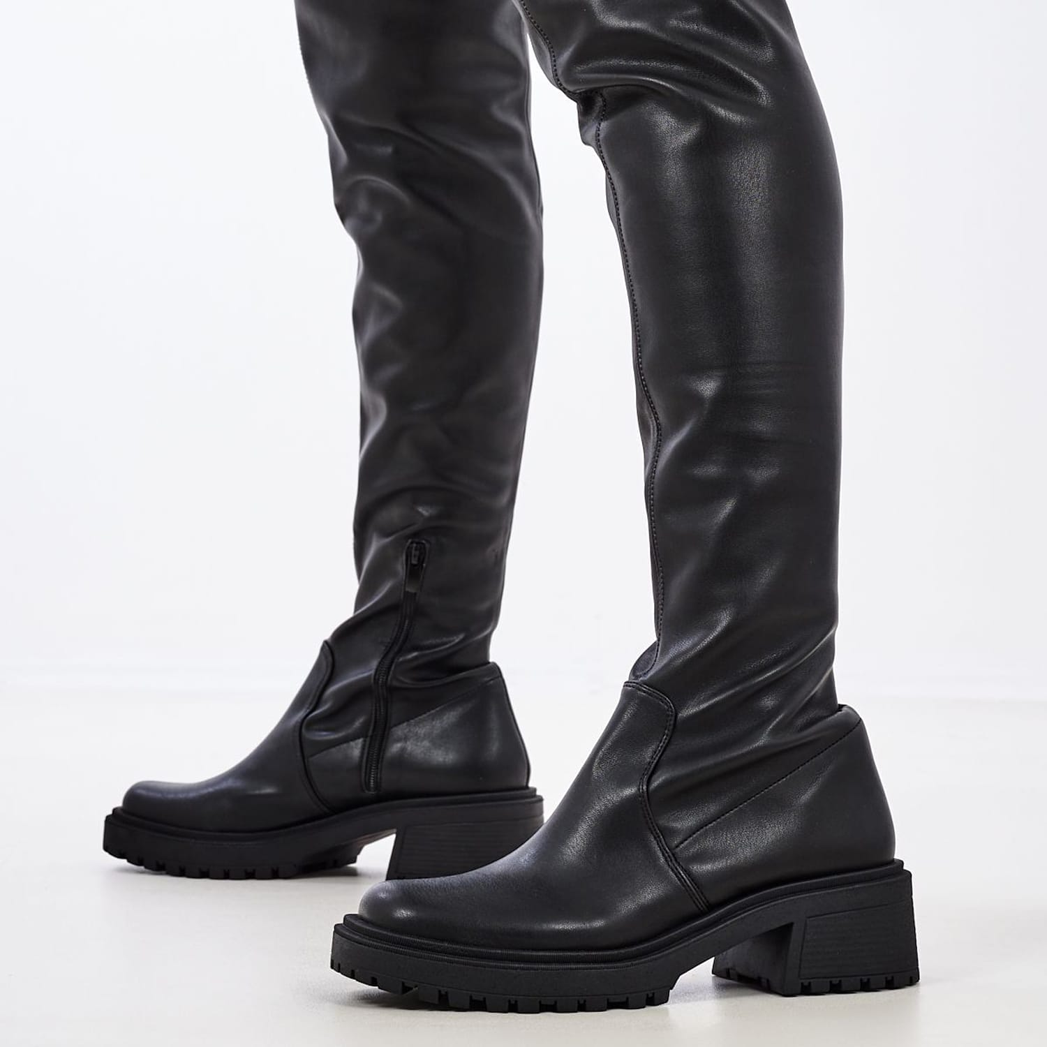 Γυναικείες Μπότες 560 Μαύρο ECOleather Mortoglou
