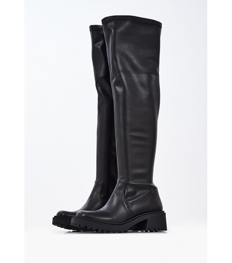 Women Boots 560 Black ECOleather Mortoglou