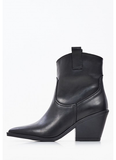 Women Boots 730 Black Leather Mortoglou