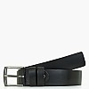 Men Belts F136 Black Leather Mortoglou