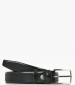 Men Belts L1736 Black Leather Mortoglou