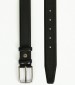 Men Belts L1736 Black Leather Mortoglou