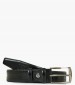 Men Belts L1740 Black Leather Mortoglou