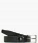 Men Belts L2030 Black Leather Mortoglou