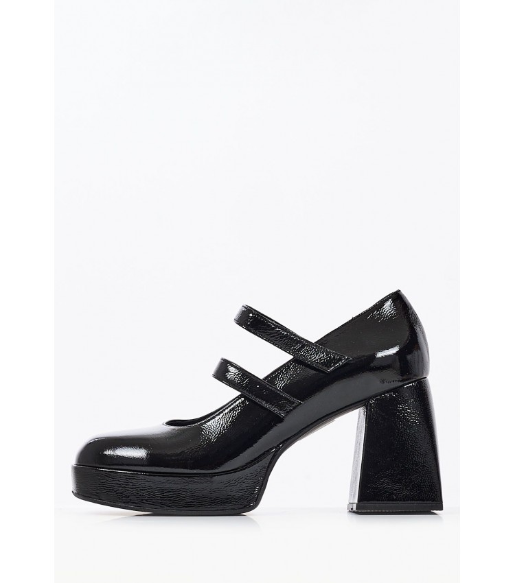 Women Pumps & Peeptoes High S601 Black Patent Leather Mortoglou