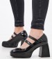 Women Pumps & Peeptoes High S601 Black Patent Leather Mortoglou