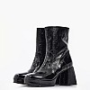 Women Boots S604 Black Patent Leather Mortoglou Women Boots S604 Black Patent Leather Mortoglou