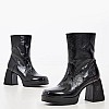 Women Boots S604 Black Patent Leather Mortoglou Women Boots S604 Black Patent Leather Mortoglou