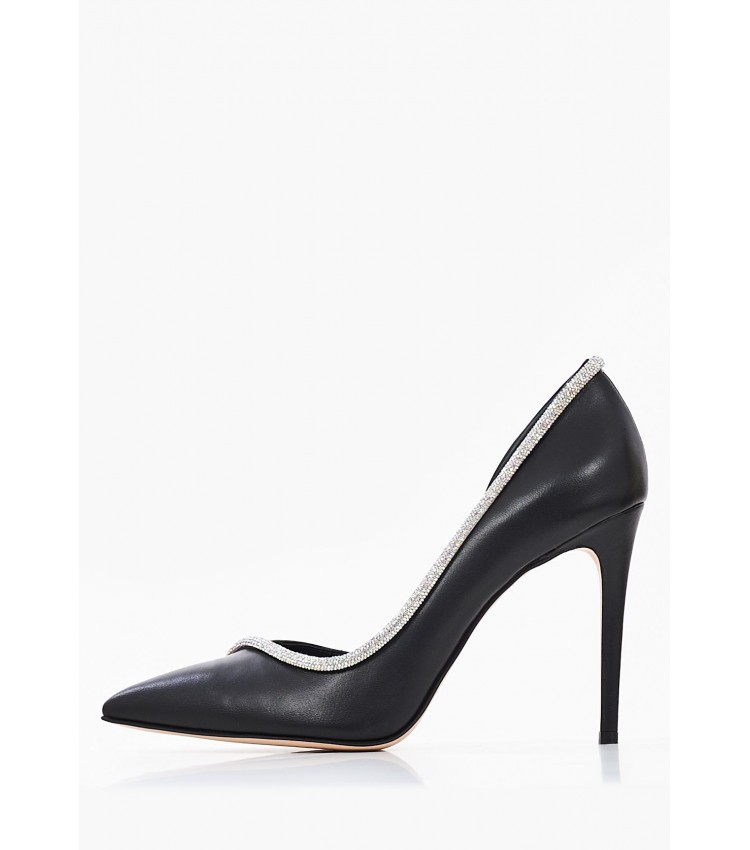 Women Pumps & Peeptoes High S932 Black Leather Mortoglou