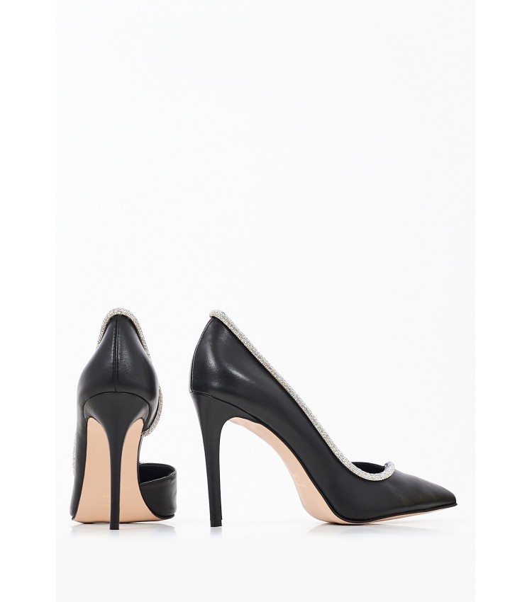 Women Pumps & Peeptoes High S932 Black Leather Mortoglou