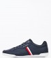 Ανδρικά Παπούτσια Casual Cupsole.Lo Μπλε Δέρμα Tommy Hilfiger Ανδρικά Παπούτσια Casual Cupsole.Lo Μπλε Δέρμα Tommy Hilfiger