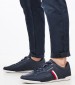 Ανδρικά Παπούτσια Casual Cupsole.Lo Μπλε Δέρμα Tommy Hilfiger Ανδρικά Παπούτσια Casual Cupsole.Lo Μπλε Δέρμα Tommy Hilfiger