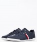 Ανδρικά Παπούτσια Casual Cupsole.Lo Μπλε Δέρμα Tommy Hilfiger Ανδρικά Παπούτσια Casual Cupsole.Lo Μπλε Δέρμα Tommy Hilfiger