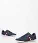 Ανδρικά Παπούτσια Casual Cupsole.Lo Μπλε Δέρμα Tommy Hilfiger Ανδρικά Παπούτσια Casual Cupsole.Lo Μπλε Δέρμα Tommy Hilfiger