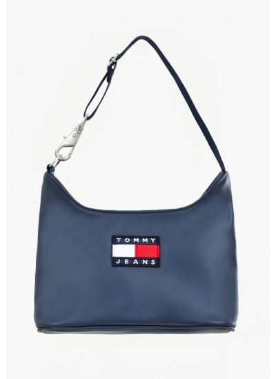 Γυναικείες Τσάντες Heritage.Shoulder Μπλε ECOleather Tommy Hilfiger