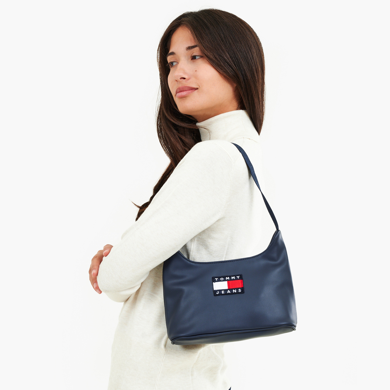 Γυναικείες Τσάντες Heritage.Shoulder Μπλε ECOleather Tommy Hilfiger