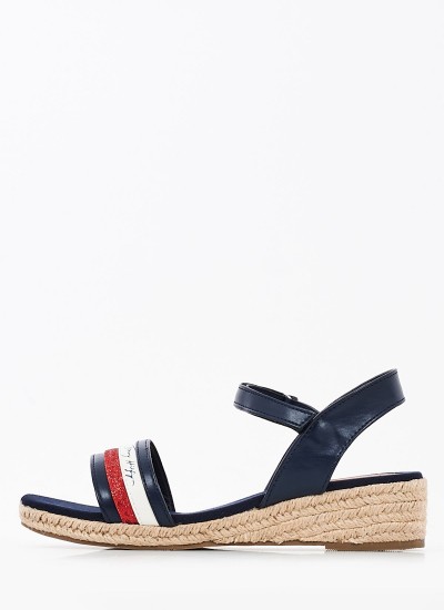 Παιδικές Σαγιονάρες & Πέδιλα Rope.Sandal Μπλε ECOleather Tommy Hilfiger