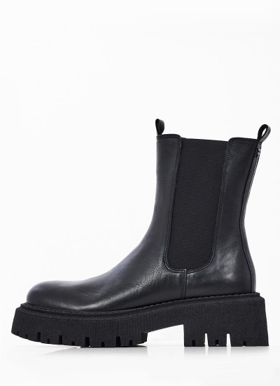 Women Boots Melrose Black Leather Ash