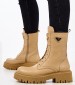 Women Boots 2253.15126 Beige Leather Mortoglou