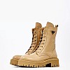 Women Boots 2253.15126 Beige Leather Mortoglou Ankle Boots Mortoglou 2253.15126-Beige