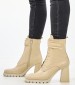 Women Boots 2254.75303 Beige Leather Mortoglou