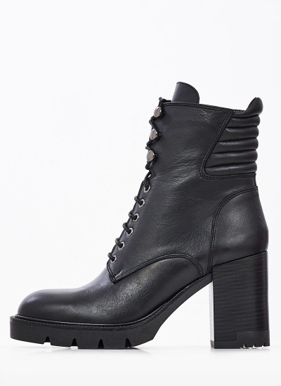 Women Boots Melrose Black Leather Ash