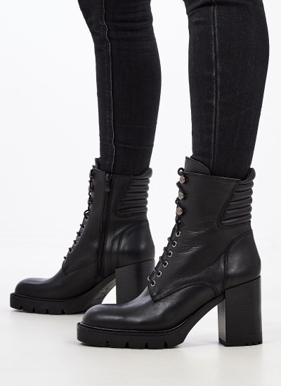 Women Boots Melrose Black Leather Ash