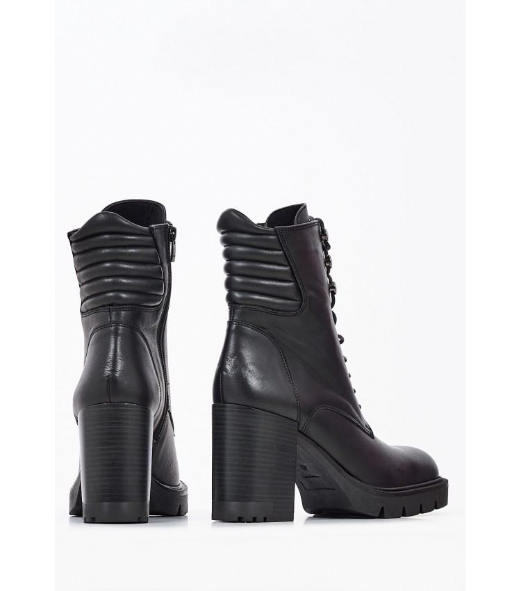 Women Boots 2254.75503 Black Leather Mortoglou