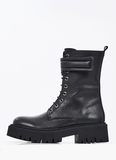 Women Boots Melrose Black Leather Ash