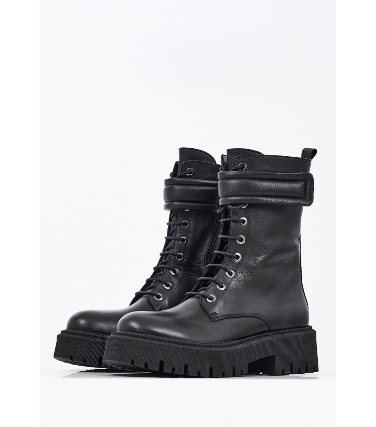 Women Boots 2256.15130 Black Leather Mortoglou