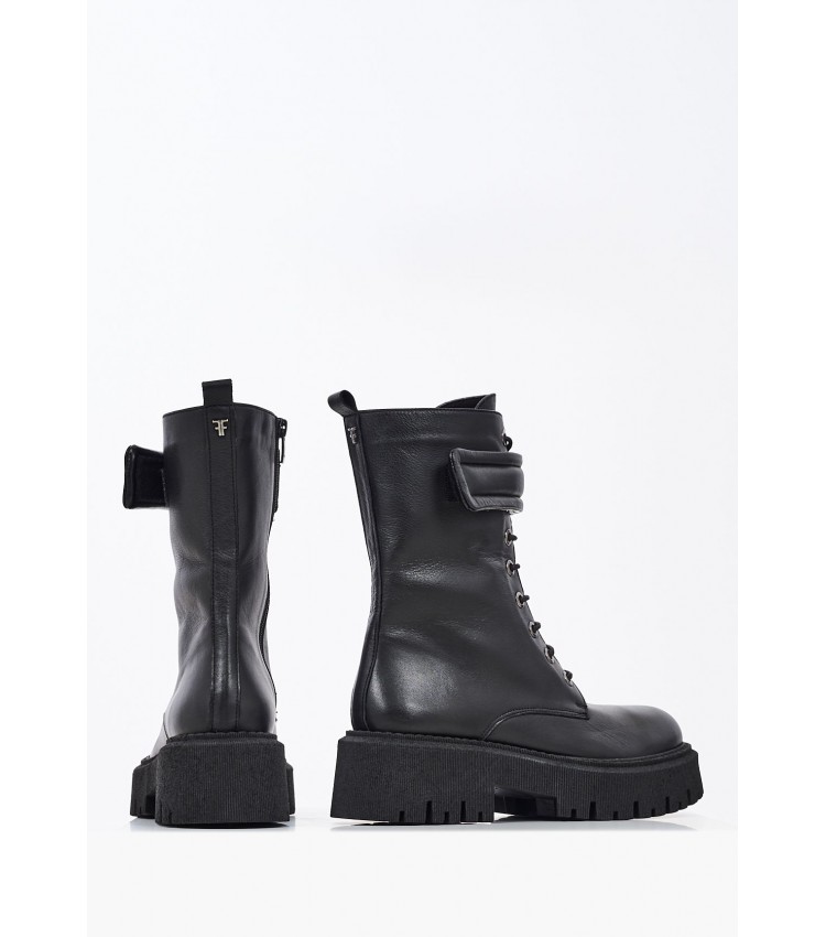 Women Boots 2256.15130 Black Leather Mortoglou