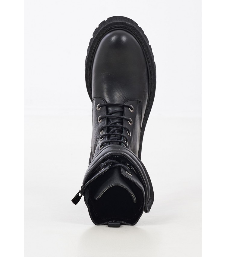 Women Boots 2256.15130 Black Leather Mortoglou