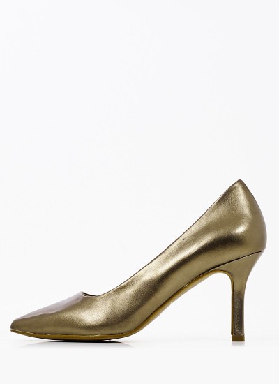 Women Pumps & Peeptoes Low 1937.2201 Bronze Leather MF