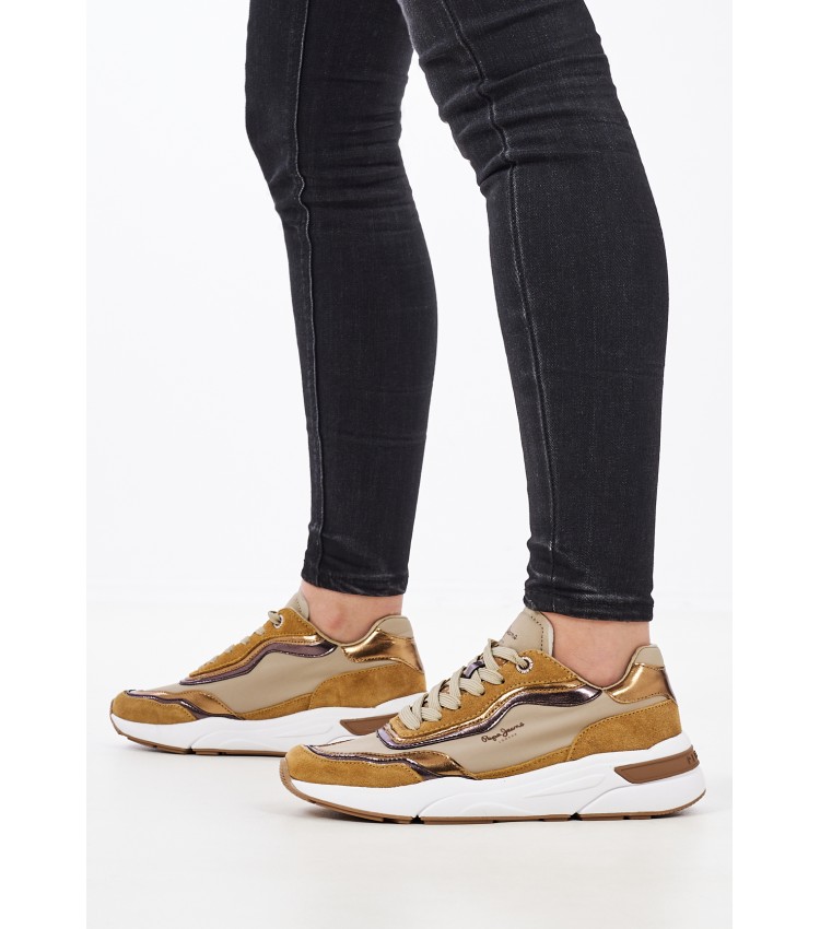 Women Casual Shoes Arrow.Pop Tabba Buckskin Pepe Jeans