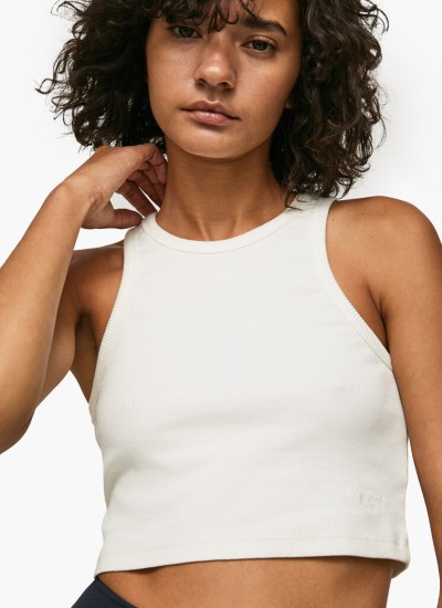 Γυναικεία Παντελόνια Dua Μπλε Βαμβάκι Pepe Jeans