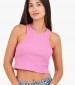 Women T-Shirts - Tops Piera Pink Cotton Pepe Jeans