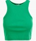 Women T-Shirts - Tops Piera Green Cotton Pepe Jeans