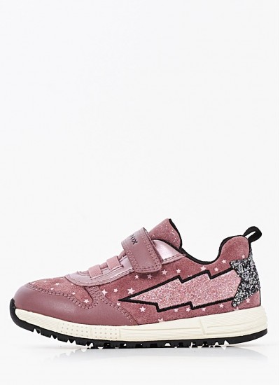 Παιδικά Παπούτσια Casual Alben.Ga Ροζ ECOleather Geox
