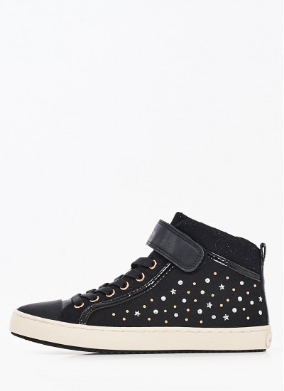 Παιδικά Μποτάκια 572061 Μπλε Δέρμα Καστόρι Kickers