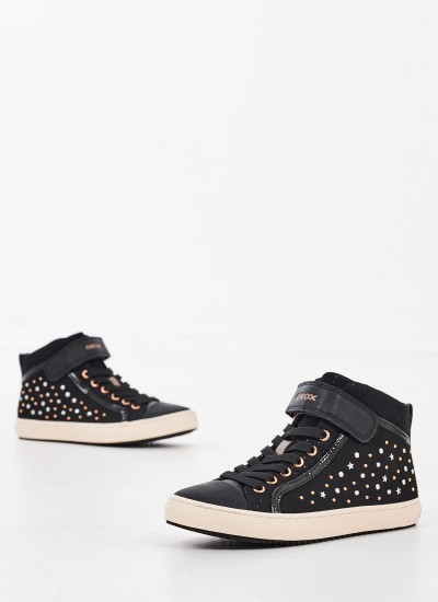 Παιδικά Μποτάκια 572061 Μπλε Δέρμα Καστόρι Kickers