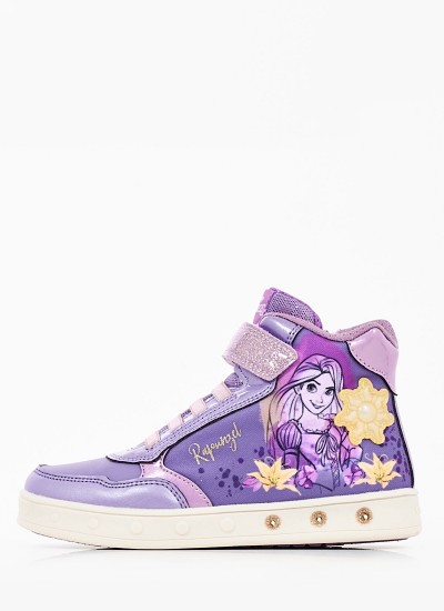 Παιδικά Μποτάκια 572061 Μπλε Δέρμα Καστόρι Kickers
