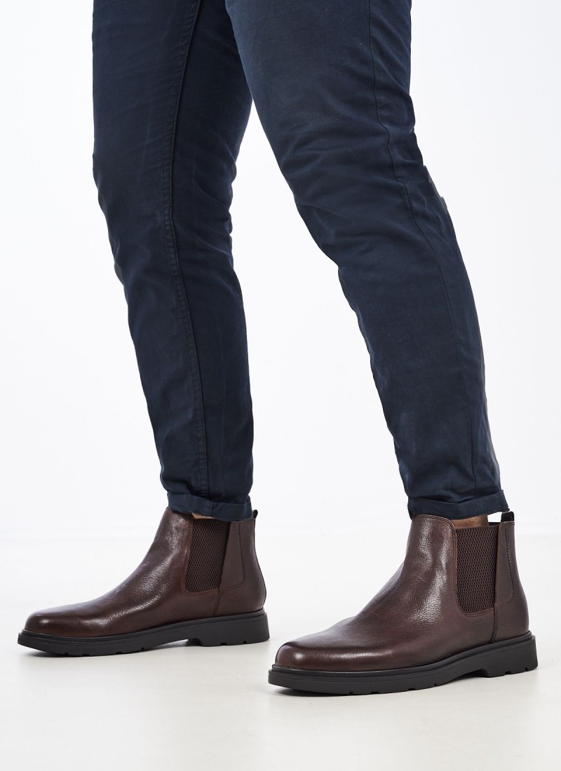 Men Boots from the Brown Leather | mortoglou.gr | eshop.