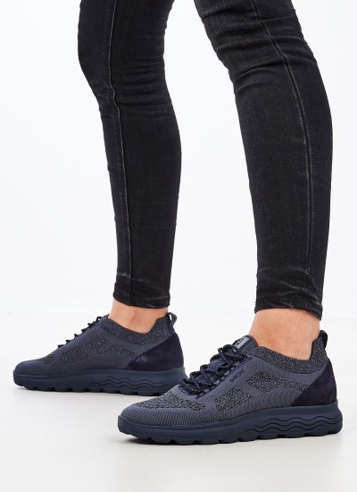 Ανδρικά Παπούτσια Casual Spherica Γκρι Ύφασμα Geox