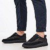 Ανδρικά Παπούτσια Casual U.Spherica.E Μαύρο Δέρμα Geox Ανδρικά Παπούτσια Casual U.Spherica.E Μαύρο Δέρμα Geox