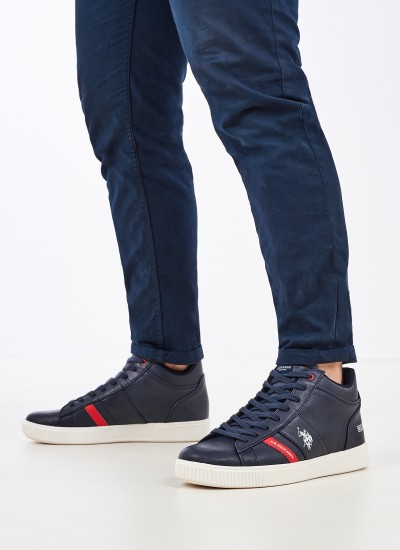 Ανδρικά Παπούτσια Casual Xirio001A Γκρι ECOleather U.S. Polo Assn.