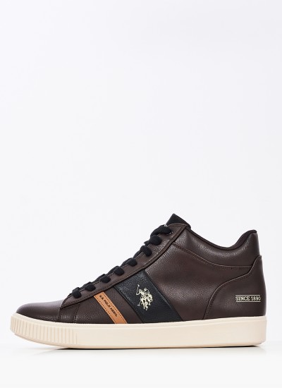 Ανδρικά Παπούτσια Casual U.Spherica.E Μπλε Δέρμα Geox
