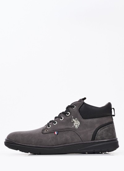 Ανδρικά Παπούτσια Casual Xirio001A Γκρι ECOleather U.S. Polo Assn.