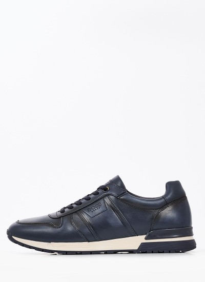Ανδρικά Παπούτσια Casual U390 Μπλε Δέρμα Boss shoes