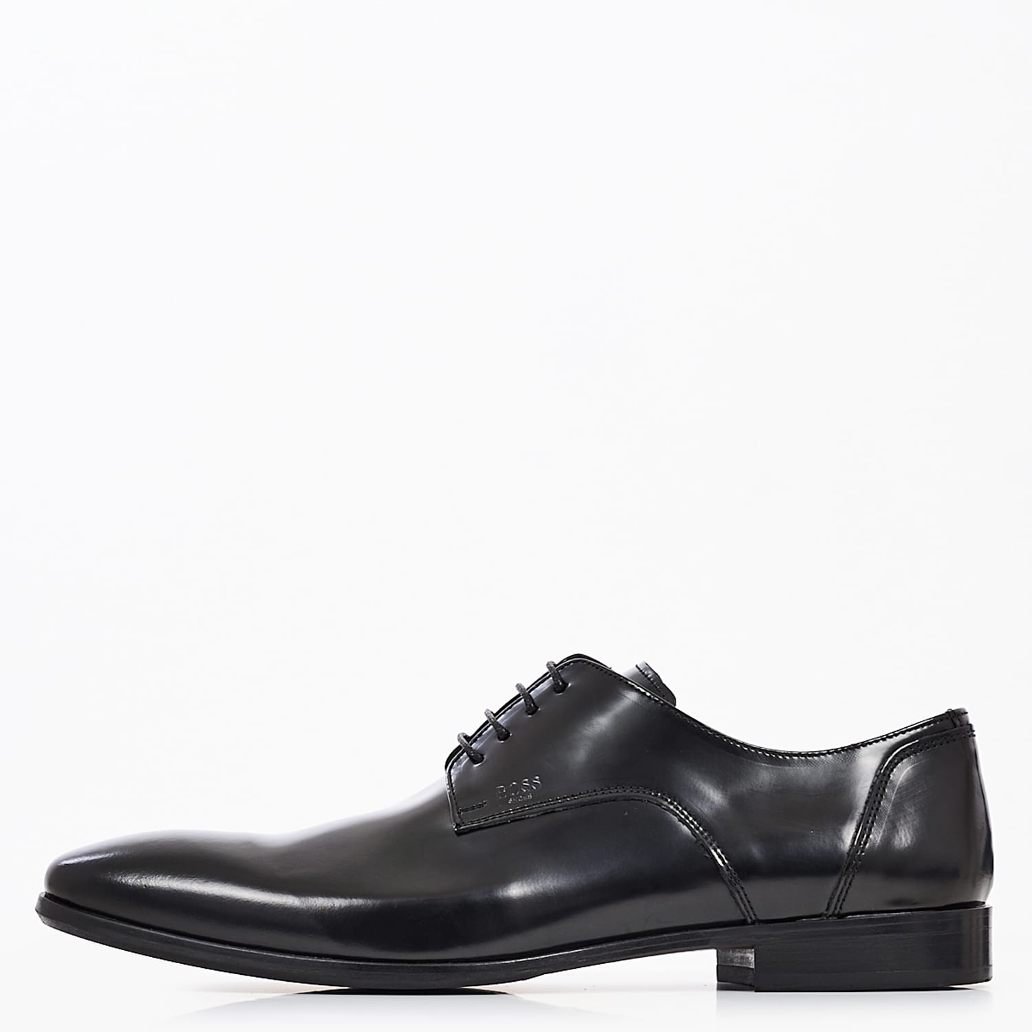 Ανδρικά Παπούτσια Δετά U4972.Flo Μαύρο Δέρμα Boss shoes