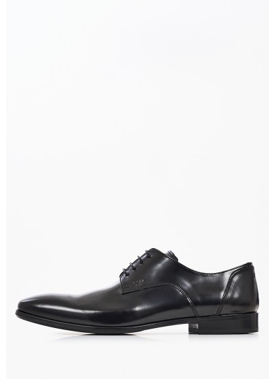 Men Shoes U4972.Flo Black Leather Boss shoes
